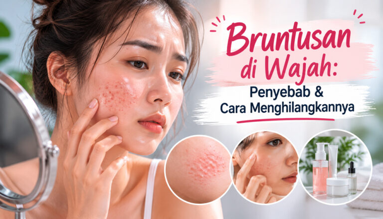 bruntusan di wajah