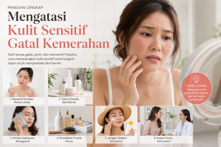 cara mengatasi kulit sensitif gatal