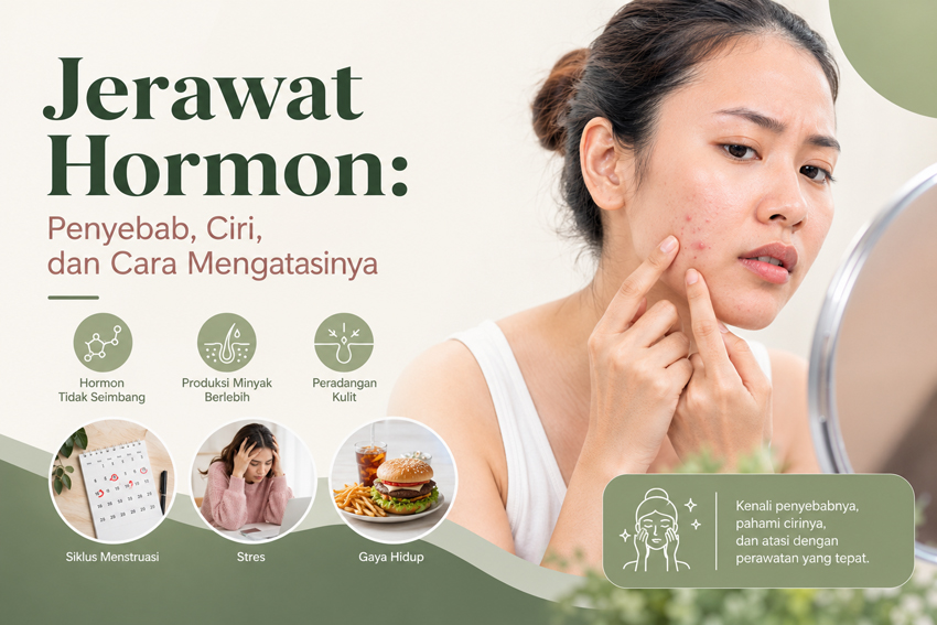 Jerawat Hormon: Penyebab, Ciri, dan Cara Mengatasinya